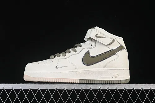 All categories Nk Air Force 1 Air Force series Nk Air Force 1 Mid Air Force mid-top Nike Air Force 1'07 Mid rice army green two-color bottom Starry sky Air Force 1 mid-top casual sneakers XL0236-231